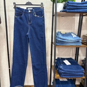 Vaquero wide leg desflecado