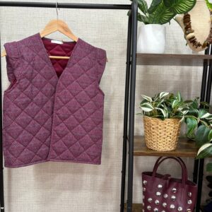 Chaleco mandala buganvilla/celeste