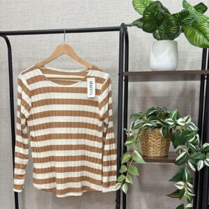 Camiseta camel/beige