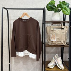 Sudadera marrón chocolate