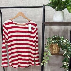 Camiseta rojo/beige