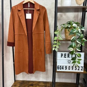 Abrigo antelina camel