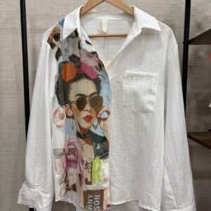 Camisa Frida blanca