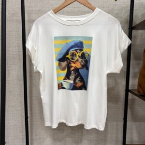Camiseta Dog blanca