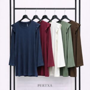 Camiseta algodón volante