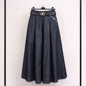 Falda vaquera evasé