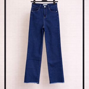 Vaquero wide leg desflecado