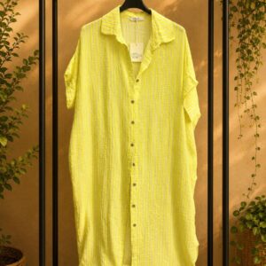 Camisola Flúor (amarillo/blanco)