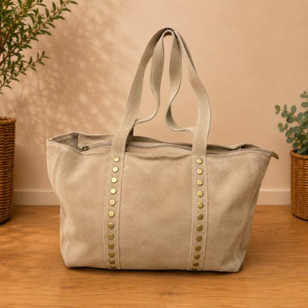Bolso University serraje beige