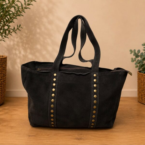 Bolso University serraje marrón chocolate