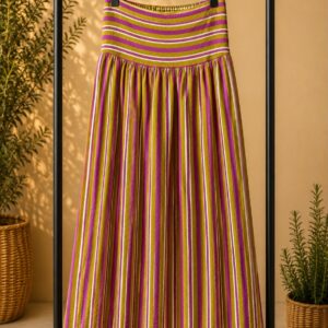 Falda Aura verde/morado