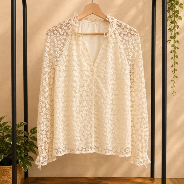 Camisa Chloe beige
