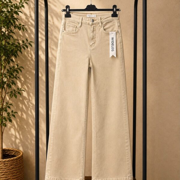 Pantalón Folyrose beige tostado