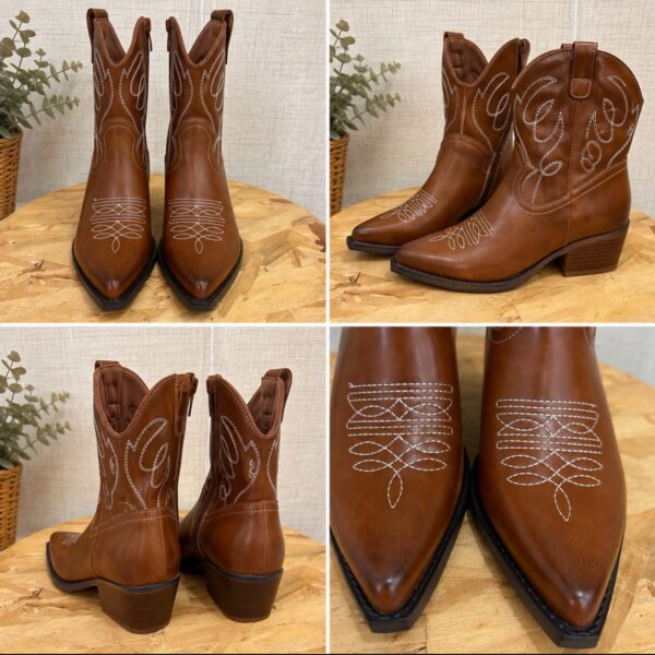 Camperas piel camel