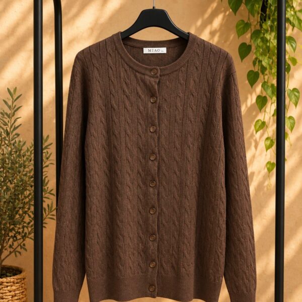 Chaqueta Duna marrón chocolate